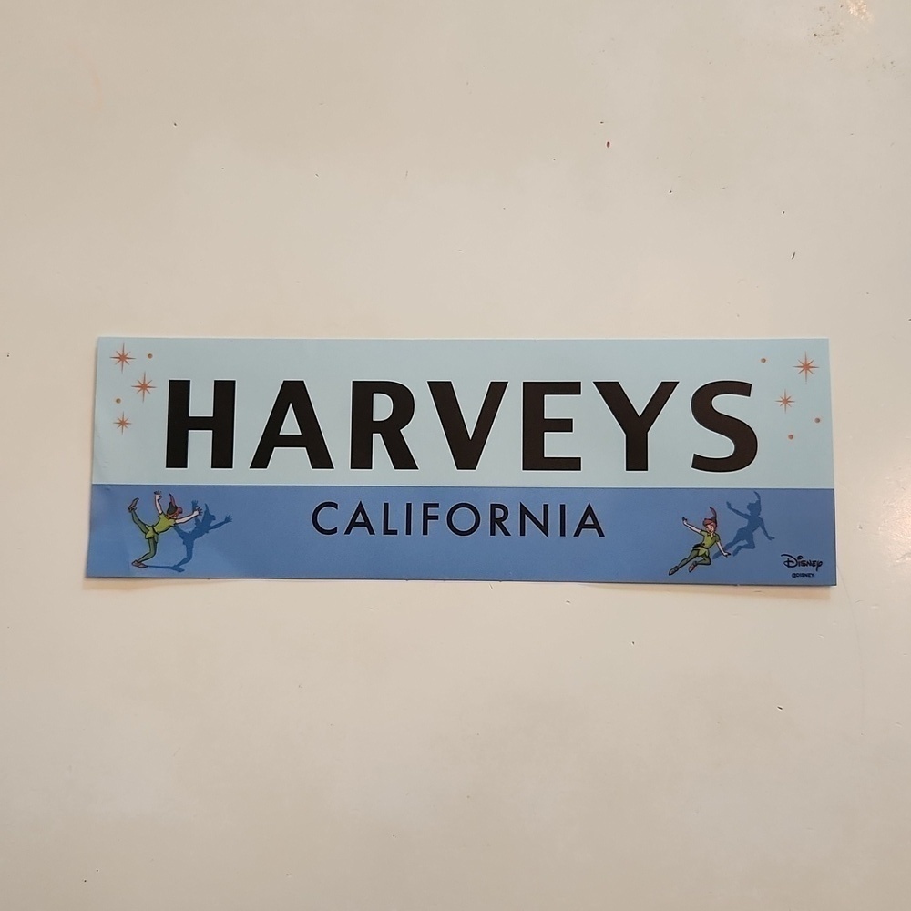 Harveys Seatbelt Disney Peter Pan sticker